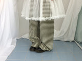 Heart Pocket Check Pants