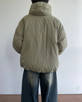 Over Fit Hooded Padded Jumper