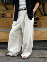 [S/S] リネンツータックバンディングパンツ(5color)