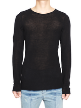 KNIT BLACK LONG SLEEVES