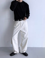 Basic crop long sleeves(4color)