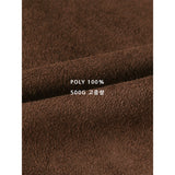 Suede crop biker jacket(Brown)