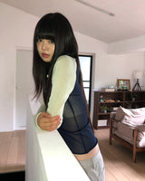 タロム ラグラン ロングスリーブ ニットトップ