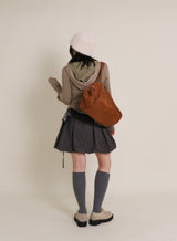 Cush Banding Pumpkin Balloon Mini Skirt