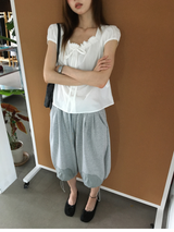 French puff blouse (3color)