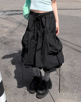 BALLOON CARGO STRING SKIRT