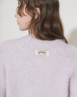 WOOL BRUSHED SWEATER [VIOLET]