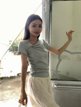 Alice Twist Short Sleeve Tee