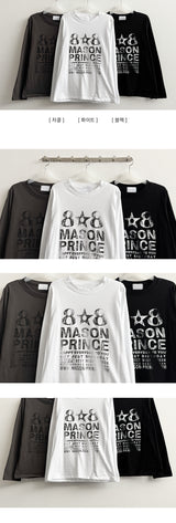 Gron Vintage Lettering Long Sleeve Tee