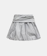 Puffy Drawstring Balloon Skirt