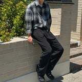 2 Low String Check Shirt (3color)