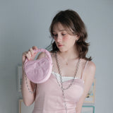 Heart mini bag_pink