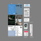 oab airport pack / scrap sticker set