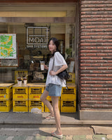 Lemin デニムショートパンツ