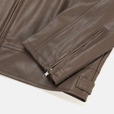 Burn Leather jacket (3color)