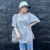 KIRSH X TOKYO シティアートワークTシャツ【グレー】