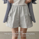 Daily Cargo Banding Sweatshirt Short Training Pants