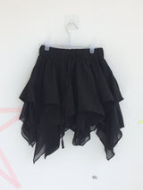 シフォンレイヤードスカート