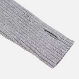 Rib Line Muscle Fit Zip-Up Knit