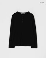 [MADE] Coil napping button long sleeve shirt