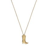 COWGIRL'S BOOTS NECKLACE