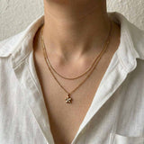 Y2K  フラワーネックレス