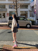[MADE] Peto Pintuck Mini Skirt