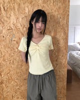 アニス ツイスト シャーリング 半袖Tシャツ