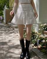 Laura frill mini skirt