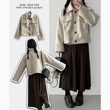 Canning two-pocket wool coat jacket