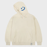 [UNISEX] サイドフードドローイングスマイルフーディー