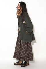 Retro washed denim barn jacket