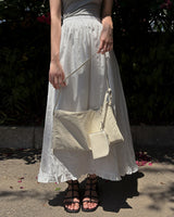 twill pouch shoulder bag
