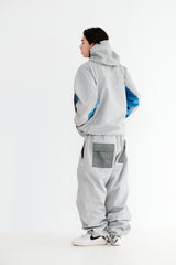 WORK 3L SUPER WIDE JOGGER PANTS CEMENT