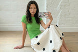 dot white mirror case