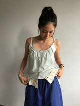 Clue Pearl Punched Bustier (2color)