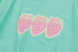 26SS★ Pop Strawberry Crop Short Sleeve Tee