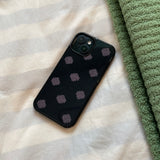 DOT GLASS BUMPER CASE_ BLACK & GRAY