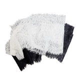 (2color) Floral Sheer Lace Long Scarf