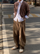Frange Over Curved Pants