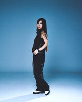 TUKED BAGGY PANTS (BLACK)