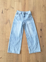 Road wide light denim