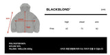 BLACKBOND グラフィティロゴヒデンカフスパフジャケット (カーキ)