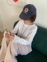 ケアベーシック起毛長袖Tシャツ(6c)