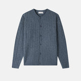 Onef crop cable cardigan
