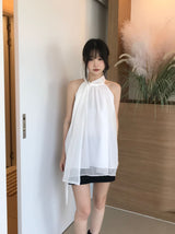 セイン シフォン ホルターブラウス (3 colors)