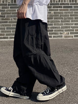 Rebel Silver String Nylon Balloon Pants 2C