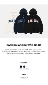 ランダム アーチ 2ウェイ ジップアップ (3color)