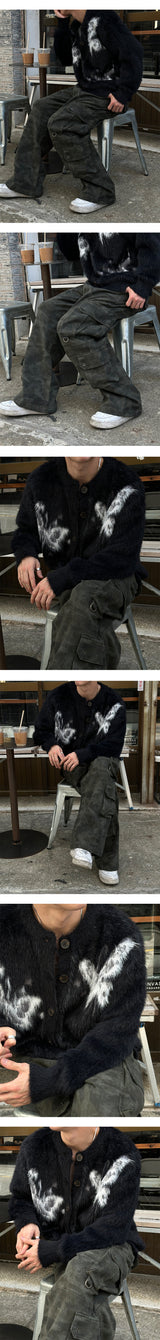 [F/W] Heavy angora fly cardigan(2color)