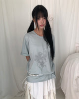 アンティル フラワー ショートスリーブ Tシャツ